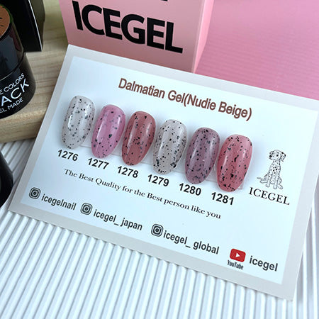 ICE GEL A BLACK Dalmatian Gel   1278 Oriental Pink 3G