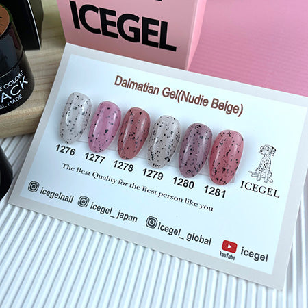 ICE GEL A BLACK Dalmatian Gel  1279 Silk 3G