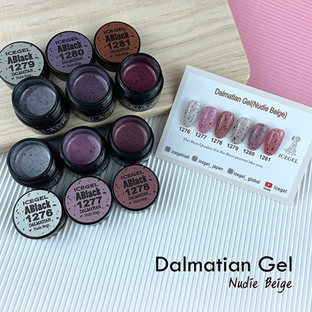 ICE GEL A BLACK Dalmatian Gel  1279 Silk 3G