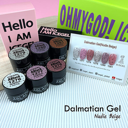 ICE GEL A BLACK Dalmatian Gel  1279 Silk 3G