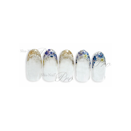 Sha-Nail Photo Nail Plus  Smile Font (white)  RUMI-PSF04