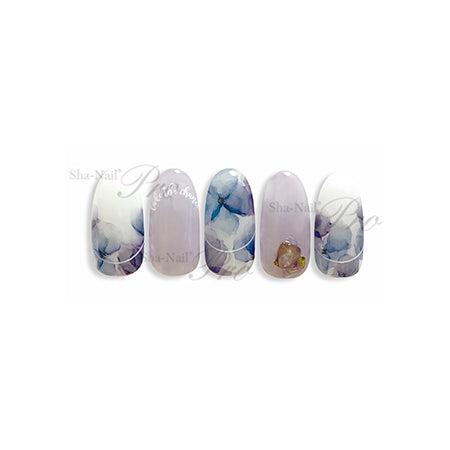 Sha-Nail Photo Nail Plus  Smile Font (white)  RUMI-PSF04