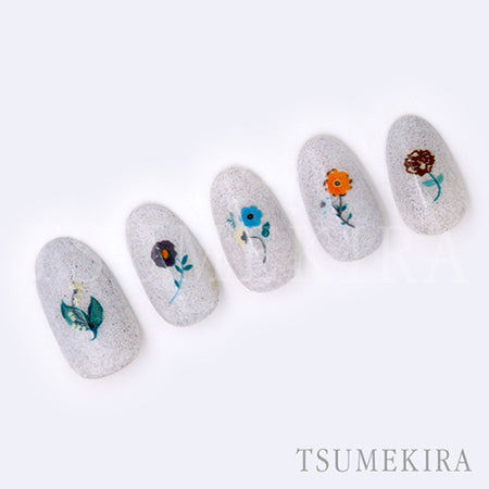 Tsumekira flicka nail arts Produce 4  NN-FLI-107  English Garden