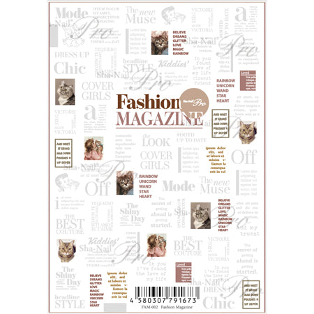 Sha-Nail PRO FAM-002  Fashion Magazine White