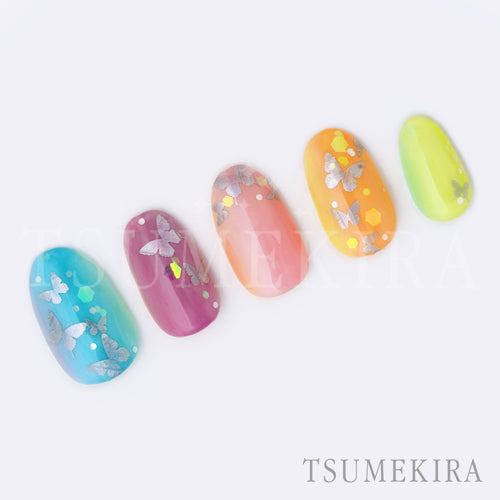 Tsumekira Butterfly Silhouette Aurora  SG-BSA-102
