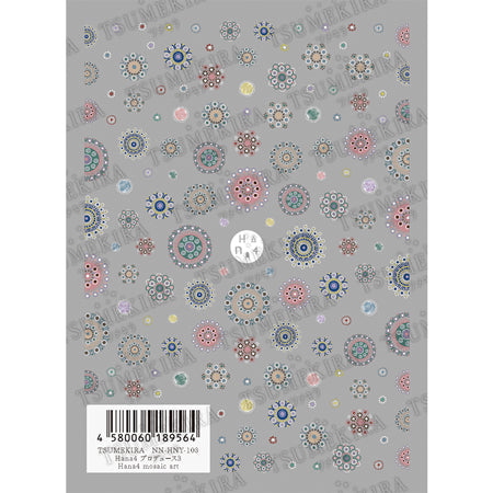 Tsumekira Hana4 Produce 3 Hana4 Mosaic Art NN-HNY-103