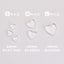SHAREYDVA Clear Series  Heart M  10P