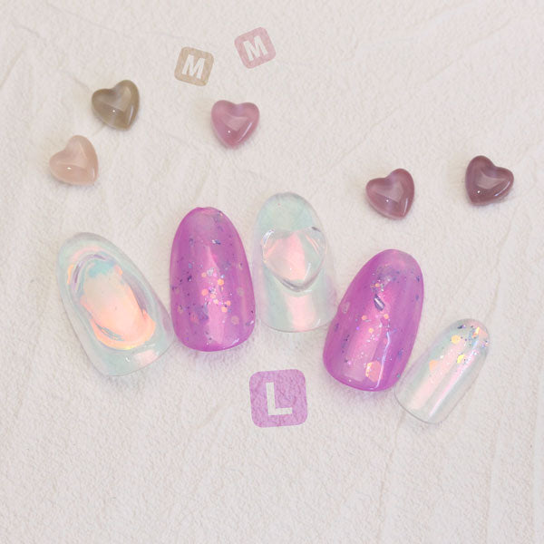 SHAREYDVA Clear Series  Heart M  10P