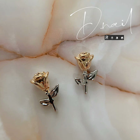 D Nail D.nail Metal Parts Rose  2Pieces