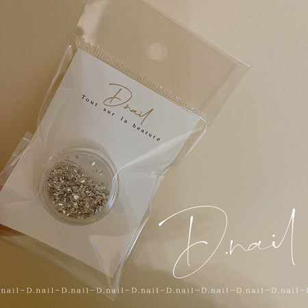 D Nail Crash Stone  Silver