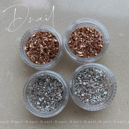 D Nail Crash Stone  Silver