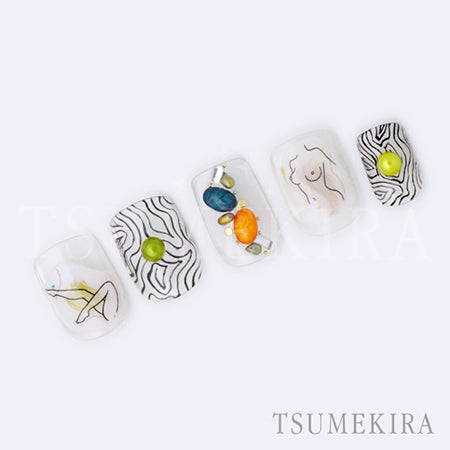 Tsumekira DAISY Produce 11 Female Black NN-DAI-118
