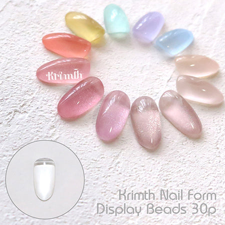 Krimth Nail Form  Clear Display Beads 30P