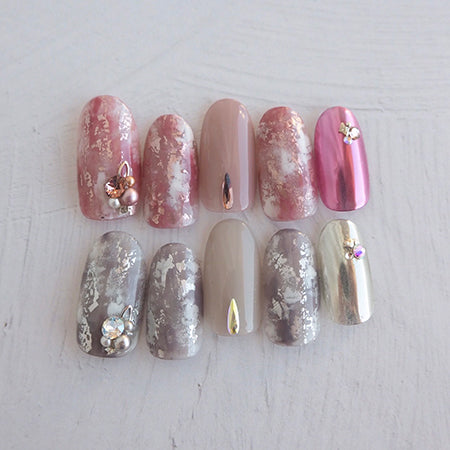 Nail Parfait Transfer Foil  Pink Gold