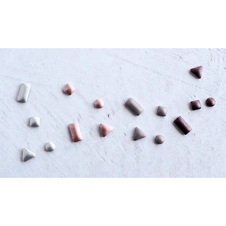 Nail Parfait Metal Studs Assortment  Pink Gold