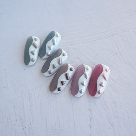 Nail Parfait Metal Studs Assortment  Cocoa