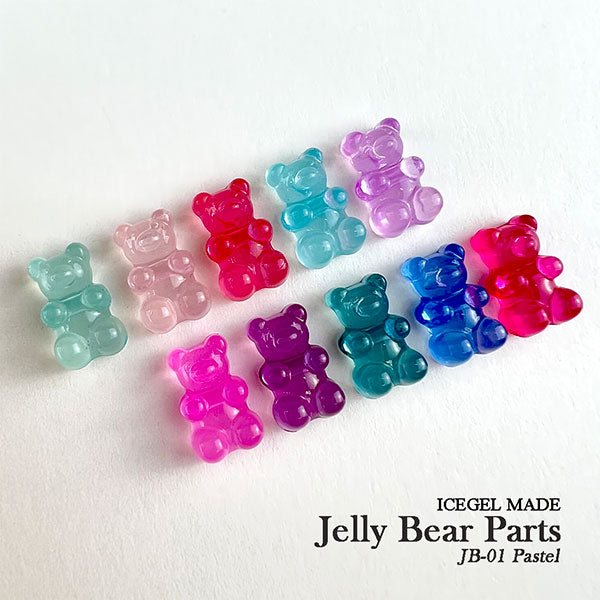 ICE GEL Jewelry Bare Parts Clear  Pastel JB-01