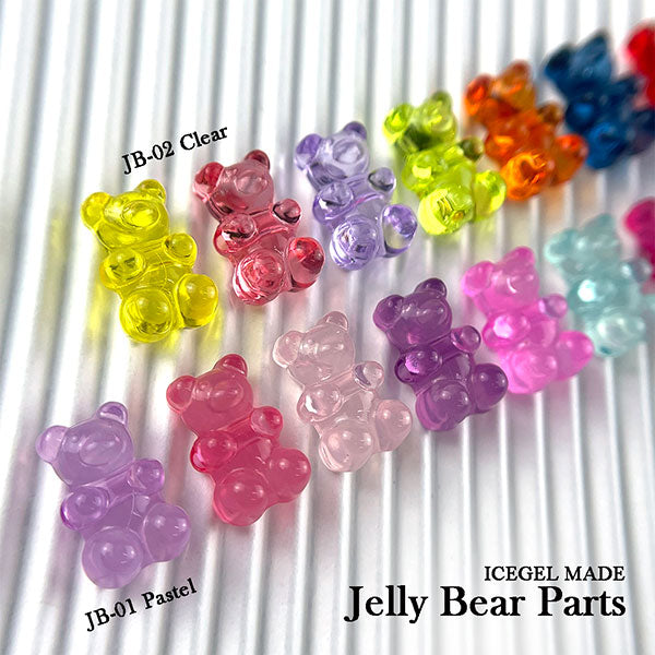 ICE GEL Jewelry Bare Parts Clear  Pastel JB-01