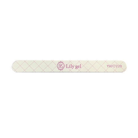 Lily Gel Pink Emery Board 150 / 220G