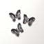 SHAREYDVA Clear Butterfly Parts  Black x Silver 3p