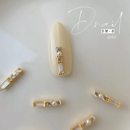 D Nail Jewelry Bijou Parts DM-8 2 pieces
