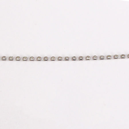 Joias Diamond Stone Chain  Crystal / Silver ss10