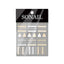 SONAIL Knit Motif Pompon Cap Twist Line Three-Dimensional Nail Sticker FY000217