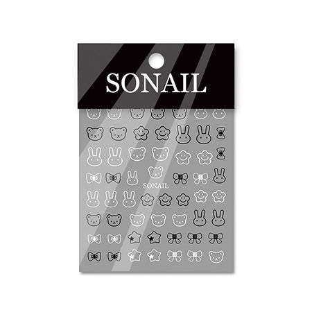 SONAIL Animal Mix Ornament Three-Dimensional Nail Sticker FY000218