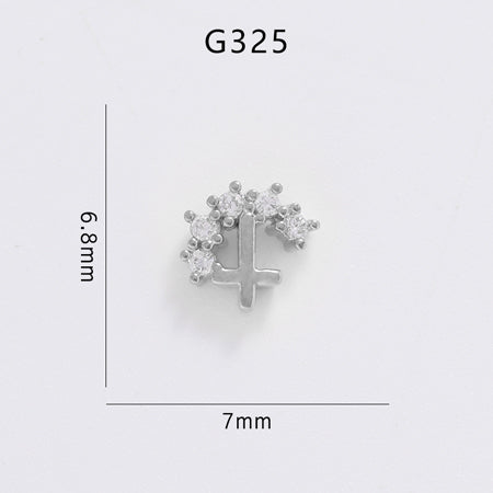 NAILTAS Nail Deco Parts G325 2P