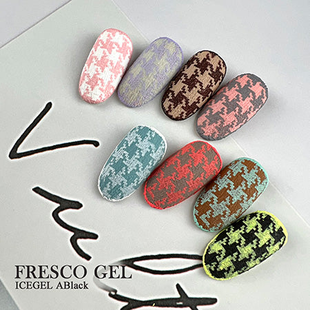 ICE GEL A BLACK Fresco Gel 8 Color Set