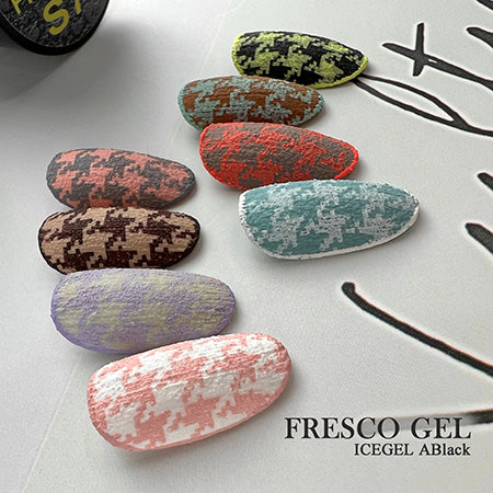 ICE GEL A BLACK Fresco Gel 8 Color Set