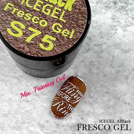 ICE GEL A BLACK Fresco Gel 8 Color Set