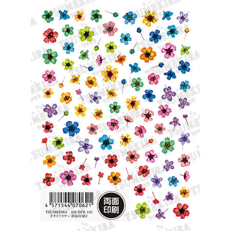 Tsumekira Dried Flower Double-sided Printing 2 NN-DFR-102