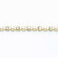 MATIERE Gold Rhinestone Chain  Pearl & Crystal 2mm