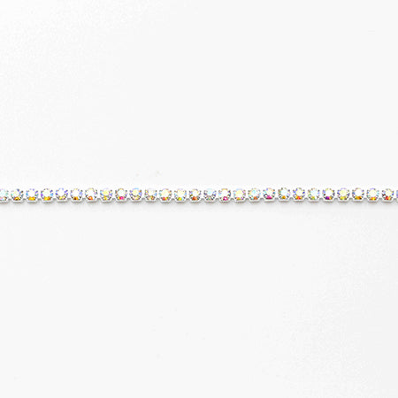 MATIERE Silver Rhinestone Chain  Aurora 1.5mm