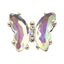 MATIERE Gold Frame Crystal Butterfly Aurora 2P