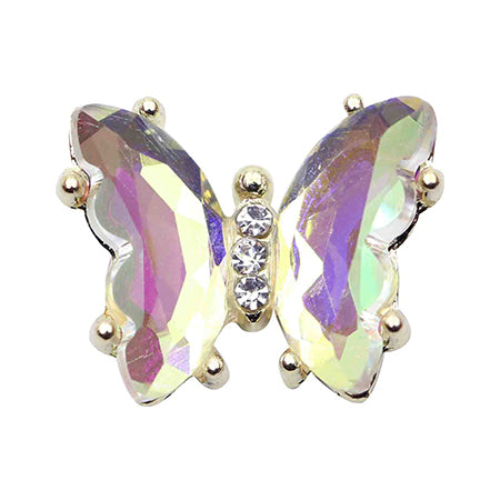 MATIERE Gold Frame Crystal Butterfly Aurora 2P