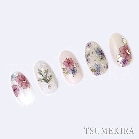 Tsumekira filer Produce 1 Fluffy Flower NN-FIL-102