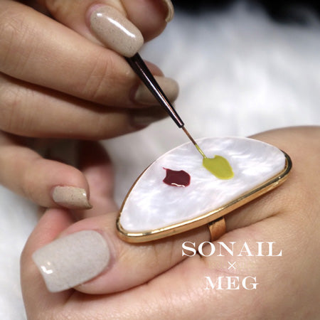 SONAIL Shell Motif Ring Type Nail Palette  MEG000123