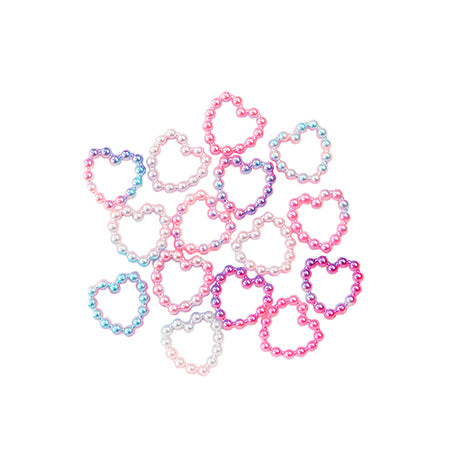 SONAIL Heart Bead Frame Gradation Deco Parts  FY000250 15P