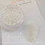 D Nail Crystal Stone Powder  White