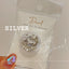 D Nail Foil Flakes  Silver