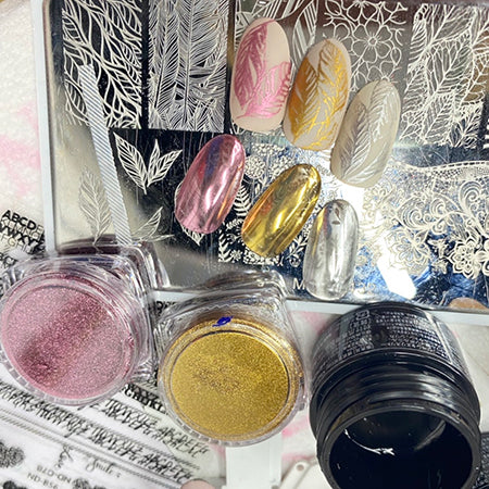 ICE GEL Glow Powder GW-15 Shining Silver