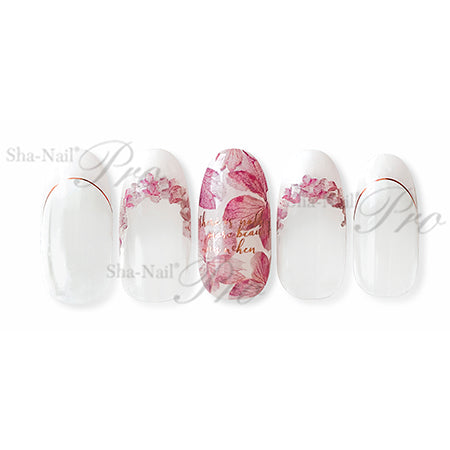 Photo Nail Plus  FR-RSL02  [French] Pink Blossom