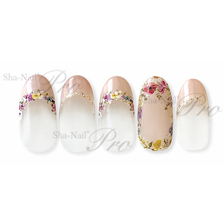 Photo Nail Plus FR-RRP01 [French] Real Pressed Floret Petal