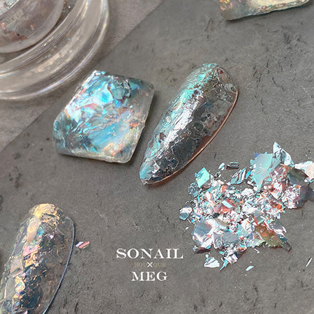 SONAIL Metallic Flake Aurora Frozen Blue MEG000116