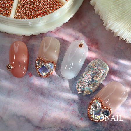 SONAIL Bullion Round Nail Art  Lovely Pink FY000252