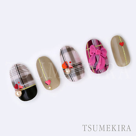 Tsumekira Sheer Check 1  NN-SCH-101