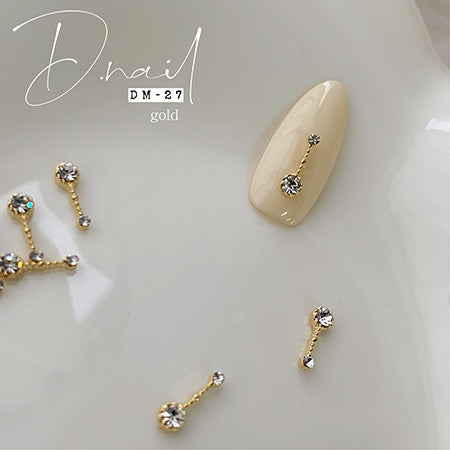 D Nail Jewelry Bijou Parts  DM-27  5P