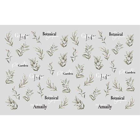 Amaily nail stickers {NO. 1-37 Leaf}